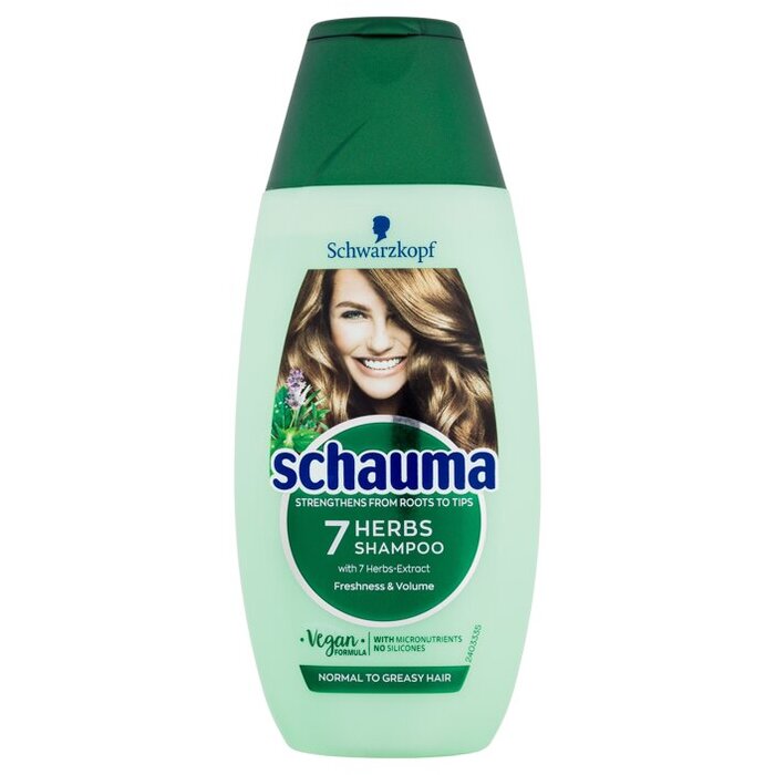 Schauma 7 Herbs Freshness Shampoo - Osvěžující šampon s bylinkami 