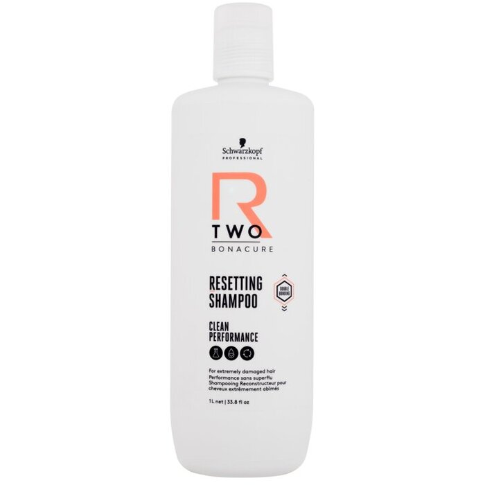 Schwarzkopf Professional Bonacure R-Two Resetting Shampoo - Čisticí a posilující šampon pro poškozené vlasy 1000 ml