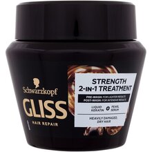 Gliss Ultimate Repair Strength 2-In-1 Treatment ( poškozené a suché vlasy ) - Regenerační maska