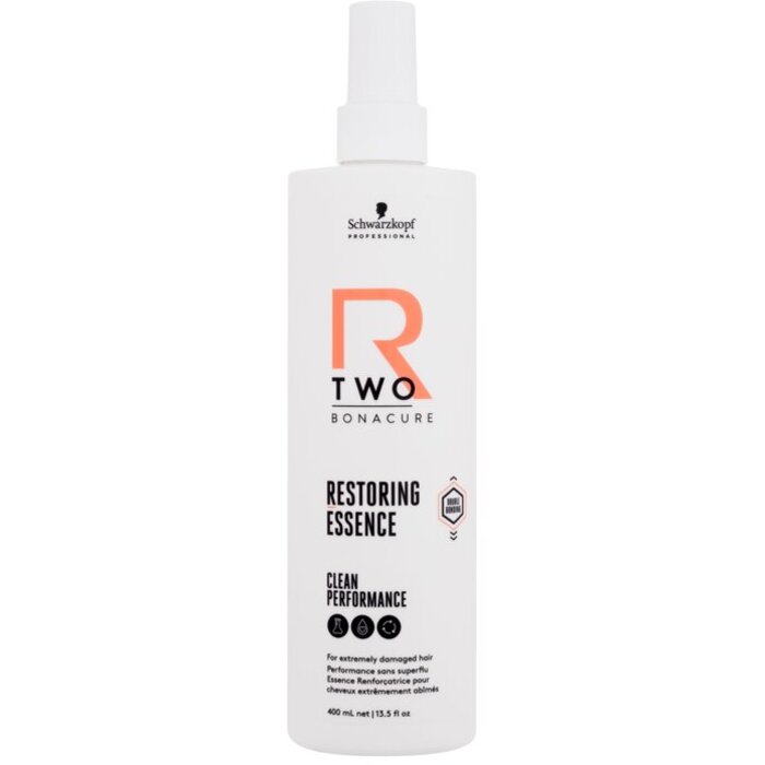Bonacure R-Two Restoring Essence - Obnovující a posilující esence před a po zesvětlování a barvení vlasů