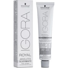 Igora Royal SilverWhite Permanent White Refining Color Creme - Demi-permanentní barva pro lehké natónování bílých vlasů