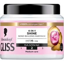Gliss Shine 4-in-1 Hair Mask - Maska pro matné a lámavé vlasy