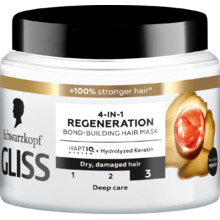 Gliss Regeneration 4-in-1 Hair Mask - Regeneračná maska pre suché a poškodené vlasy
