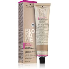 BlondMe Deep Toning Peach Sorbet - Polopermanentní toner pro blond vlasy 60 ml