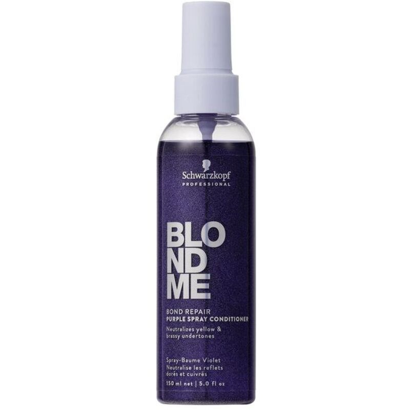 BlondMe Bond Repair Purple Spray Conditioner - Bezoplachový kondicionér pro blond vlasy