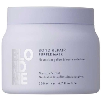 BlondMe Bond Repair Purple Mask - Neutralizující maska pro blond vlasy