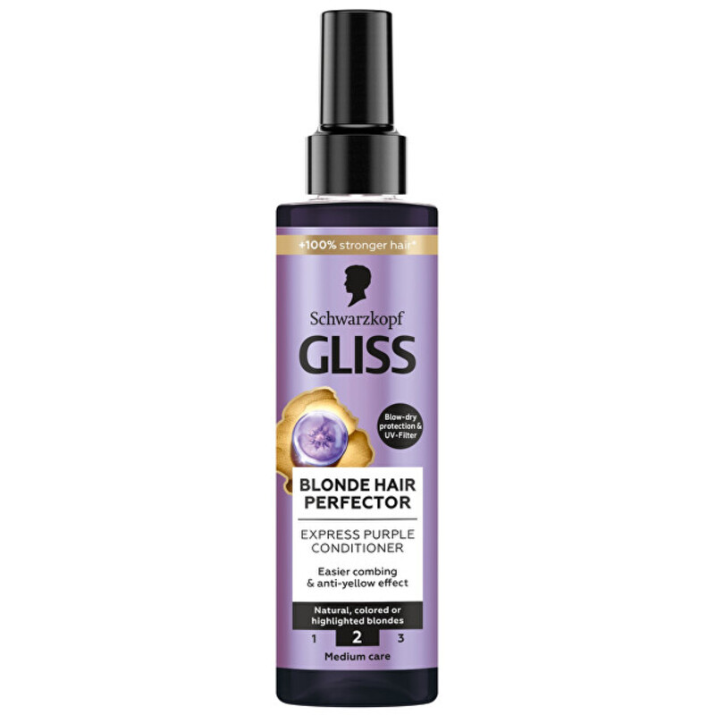 Gliss Kur Blonde Hair Perfector Purple Conditioner - Regeneračná maska
