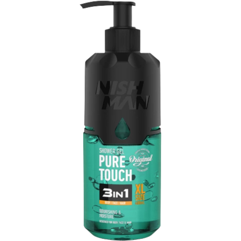 Pure Touch 3in1 Shower Gel - Sprchový gel na vlasy i tělo pro muže