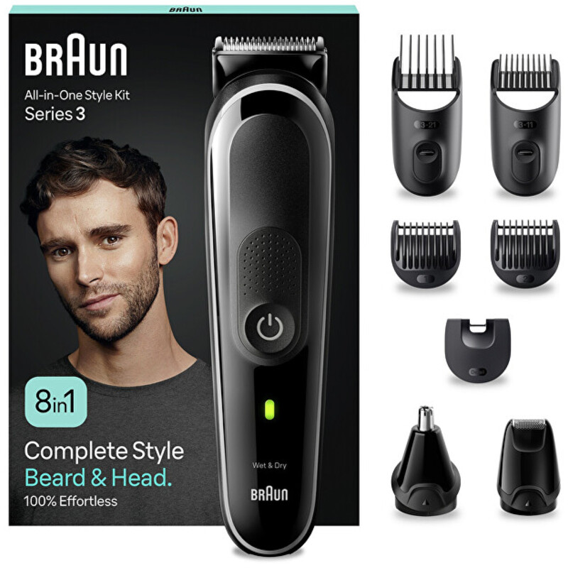 Series 3 MGK3440 Black - Multifunkční zastřihovač 8v1