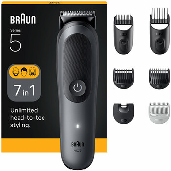 Series 5 AIO5520 Grey - Multifunkčný zastrihávač 7v1
