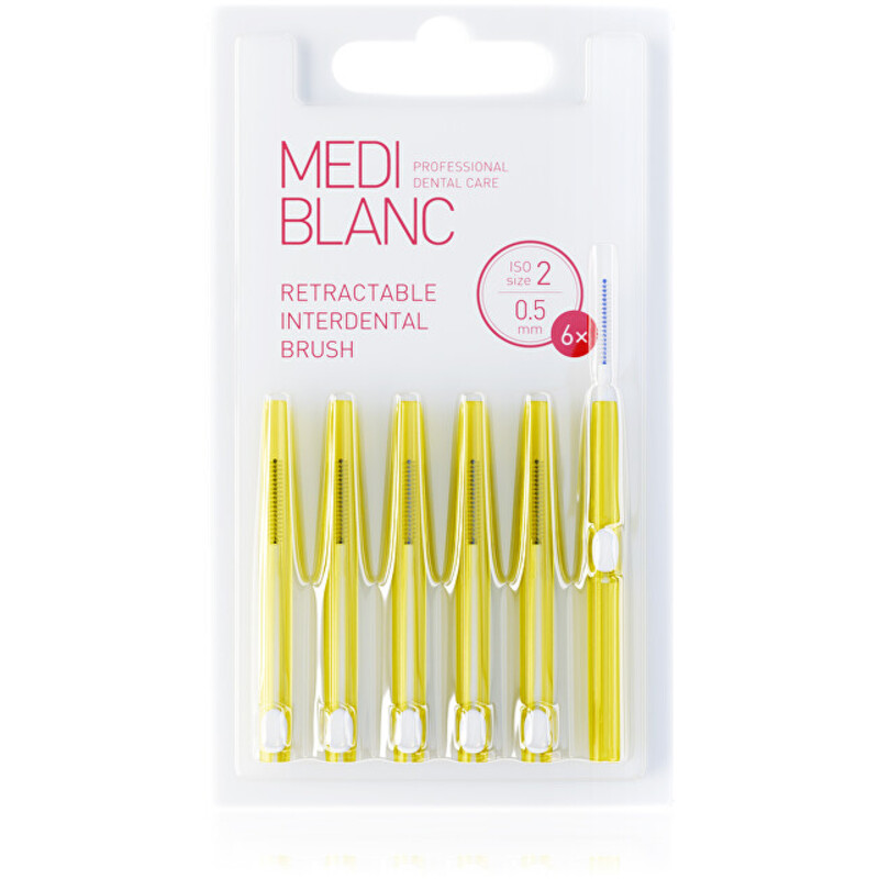 Mezizubní vysouvací kartáčky 0,5 mm