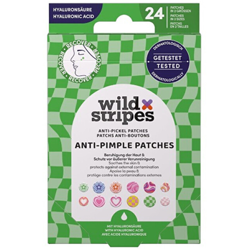 Groovy Protect Anti-Pimple Patches - Hydrokoloidní náplasti na akné s kyselinou hyaluronovou