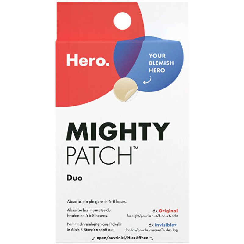 Mighty Patch Duo The Original & Invisible Hydrocolloid Patches - Náplasti na nedokonalosti pleti 12 ks