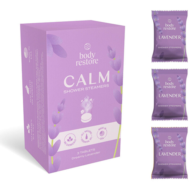 Shower Steamers Set ( Levandule ) - Sada aromatických tablet do sprchy