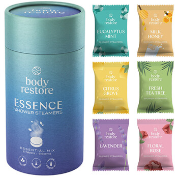 Mix Shower Steamers ( 6 ks ) - Sada aromatických tablet do sprchy