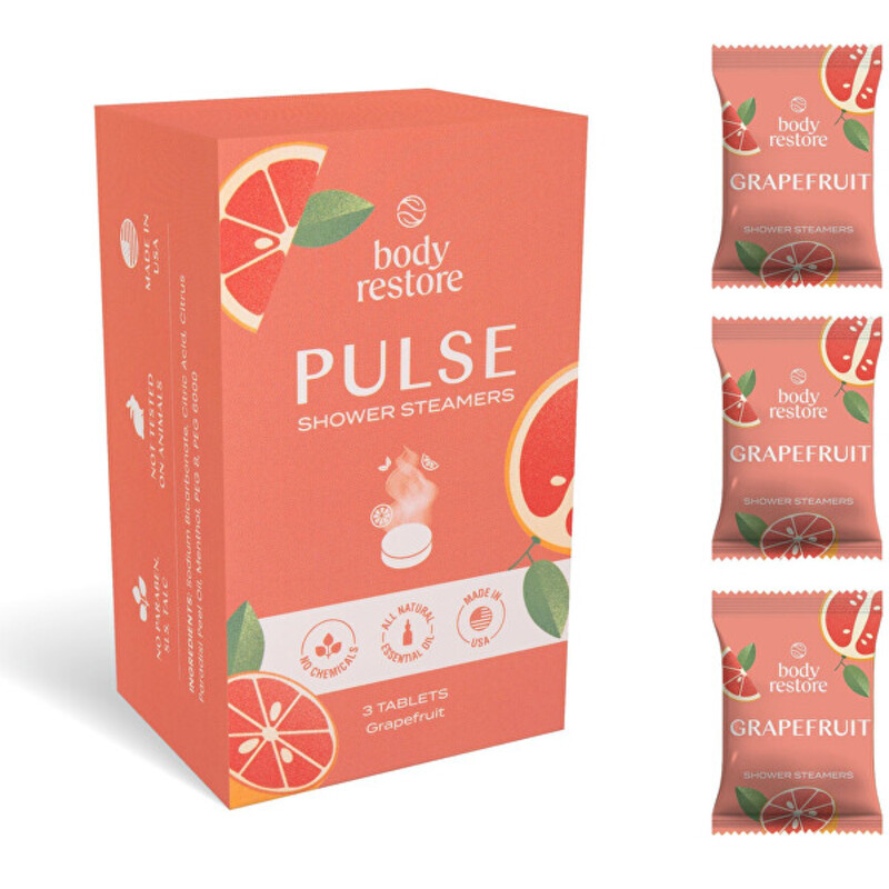Grapefruit Shower Steamers Set ( Grapefruit ) - Sada aromatických tablet do sprchy