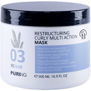 03 Rehab Restructuring Curly Multi Action Mask - Intenzivní hydratační maska pro kudrnaté, vlnité a krepaté vlasy