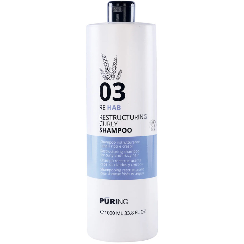 03 Rehab Restructuring Curly Shampoo - Restrukturalizační šampon pro kudrnaté a krepaté vlasy