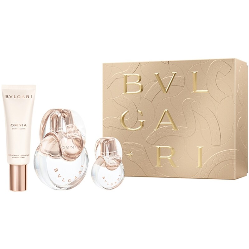 Omnia Crystalline Dárková sada EDT 100 ml, krém na ruce 40 ml a miniaturka EDT 15 ml