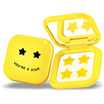 Pimple Star Patches & Mirror Case - Sada žlutých náplastí ( 32 ks )
