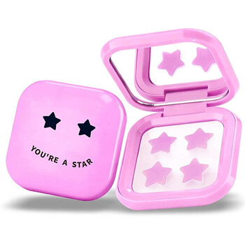 Pimple Star Patches & Mirror Case - Sada růžových náplastí ( 32 ks )