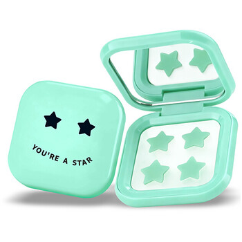 Pimple Star Patches & Mirror Case - Sada zelených náplastí ( 32 ks )