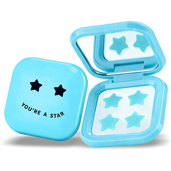 Pimple Star Patches & Mirror Case - Sada modrých náplastí ( 32 ks )