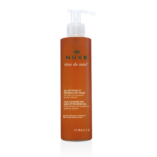 Nuxe Reve de Miel Facial Cleansing and Make-Up Removing Gel - Šetrný čisticí a odličovací gel 200 ml
