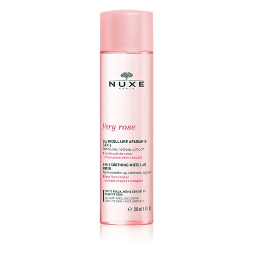 Nuxe Very Rose 3-In-1 Soothing Micellar Water - Zklidňující micelární voda na obličej a oči 100 ml