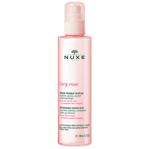 Nuxe Very Rose Refreshing Toning Mist - Osvěžující mlha pro všechny typy pleti 200 ml