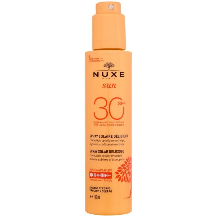 Nuxe Sun Delicious Spray SPF30 - Opalovací přípravek na tělo 150 ml