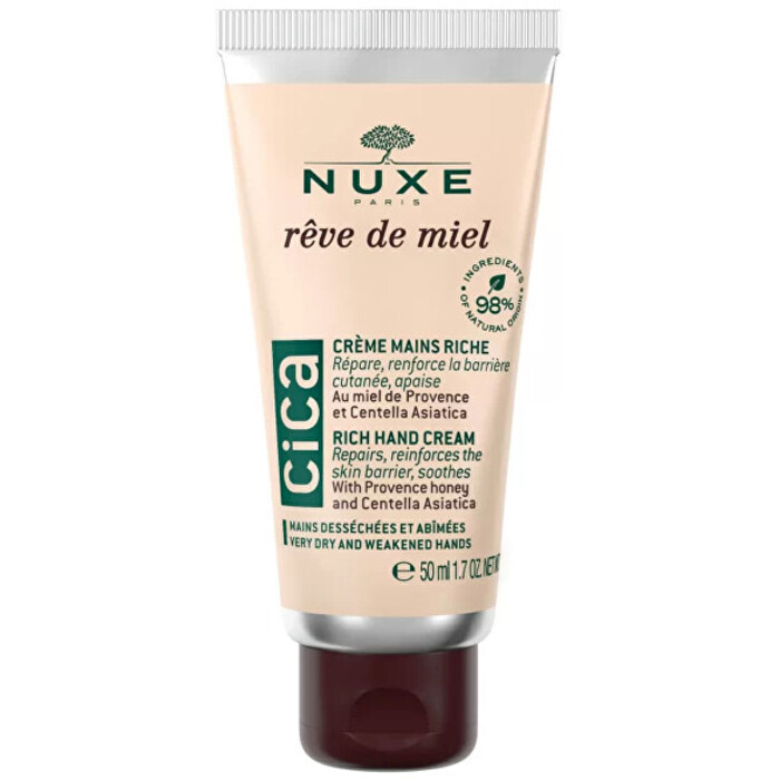 Nuxe Reve De Miel Cica Rich Hand Cream - Vyživující krém na ruce 50 ml