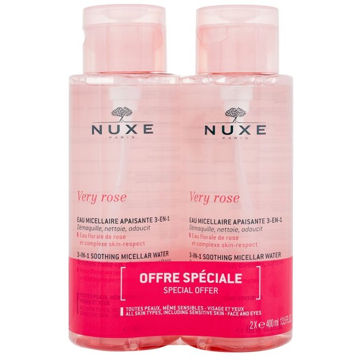 Nuxe Very Rose 3-In-1 Soothing - Zklidňující micelární voda na obličej a oči 800 ml