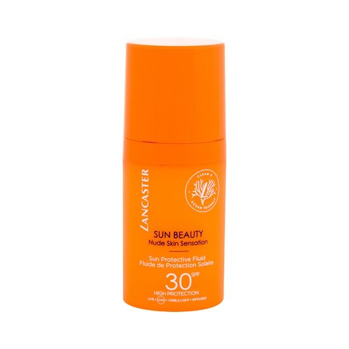 Lancaster Sun Beauty Protective Fluid SPF30 Sunscreen - Ochranný opalovací fluid na obličej a dekolt 30 ml