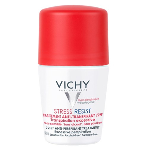 Vichy Stress Resist Traitement Anti-Transpirant 72H Roll-On - Roll-On proti nadměrnému pocení 50 ml