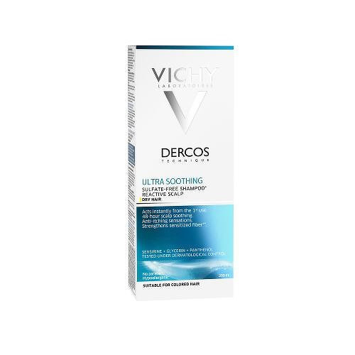 Vichy Dercos Ultra soothing Shampoo ( suché vlasy ) - Ultrazklidňující šampon 200 ml