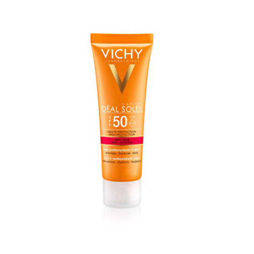 Vichy Idéal Soleil Anti-Age SPF 50+ - Protivráskový krém na opalování 50 ml