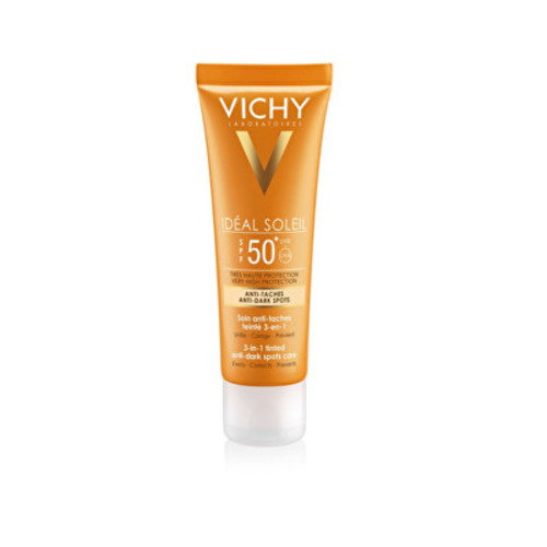 Vichy Idéal Soleil SPF 50+ - Ochranný krém proti pigmentovým skvrnám 50 ml