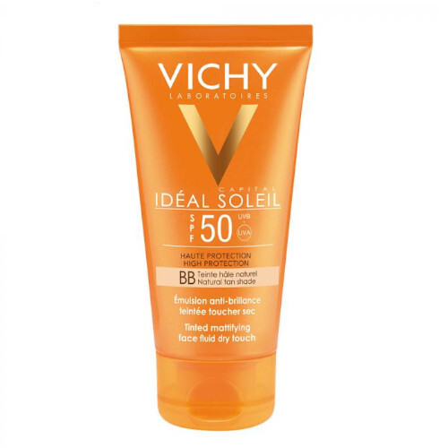 Vichy Idéal Soleil Tinted Mattifying Face Fluid Dry Touch SPF 50 - Matující BB krém 50 ml