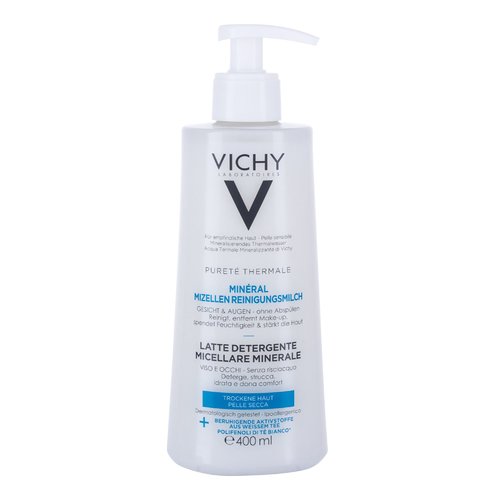 Vichy Purete Thermale Mineral Milk For Dry Skin - Minerální micelární mléko pro suchou pleť 400 ml