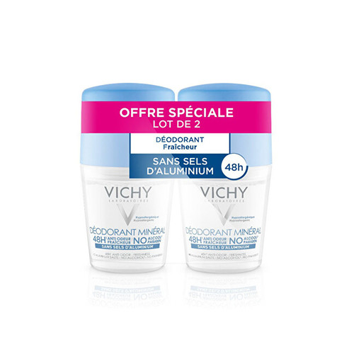 Vichy Mineral dámský deodorant ( 2 ks ) - Minerální kuličkový dámský deodorant 50 ml