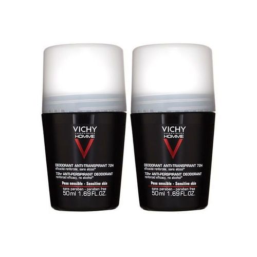 Men Homme 72H Deodorant Anti-Transpirant ( 2 ks ) - Deodorant roll-on pro citlivou pokožku