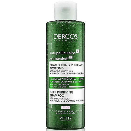 Vichy Dercos K Deep Purifying Shampoo - Šampon proti lupům s peelingovým efektem 250 ml