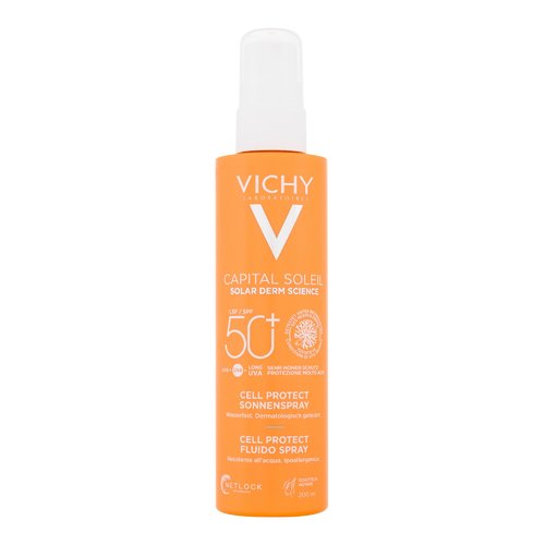 Capital Soleil Cell Protect Water Fluid Spray SPF50 - Opalovací fluid ve spreji na tělo a obličej