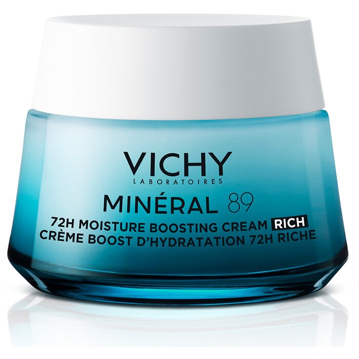 Vichy Minéral 89 72H Moisture Boosting Cream Rich ( suchou pleť ) - Denní krém pro zvýšení hydratace 50 ml