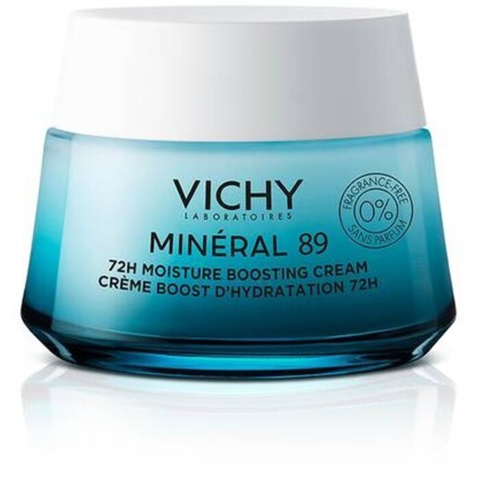 Vichy Minéral 89 72H Moisture Boosting Cream ( fragrance free ) - Hydratační pleťový krém bez parfemace 50 ml