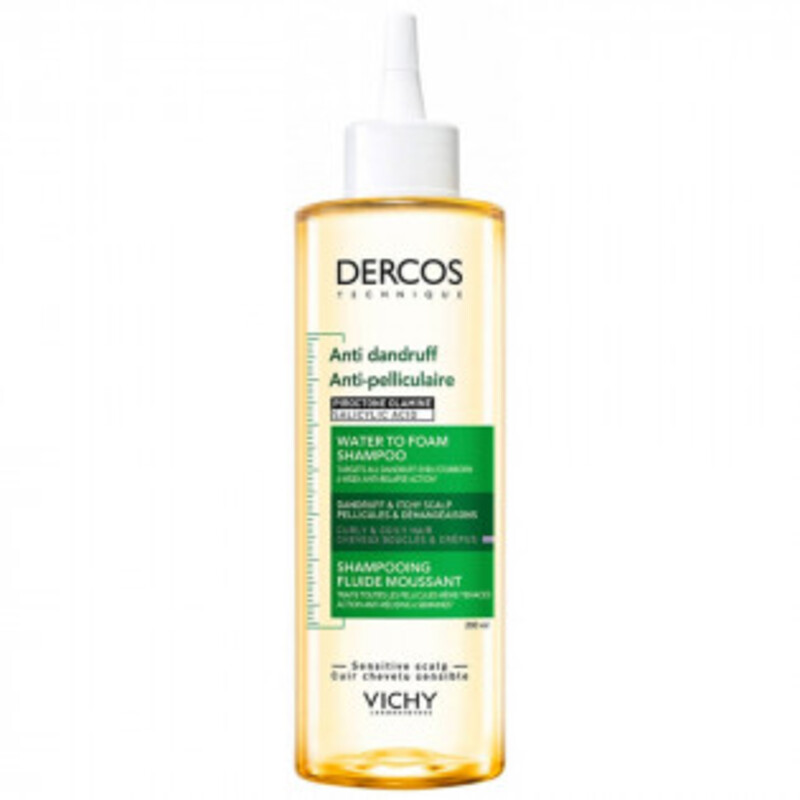 Dercos Anti Dandruff Water to Foam Shampoo - Posilující šampon proti lupům