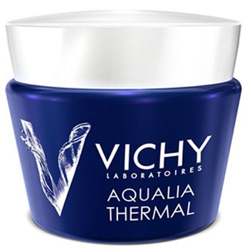 Vichy Aqualia Thermal Night Spa Replenishing Anti-Fatigue Cream-Gel - Intenzivní noční péče proti známkám únavy 75 ml