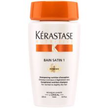Bain Satin 1 Irisome Exceptional Nutrition Shampoo ( normální až suché vlasy ) - Hloubkově vyživující šampon 