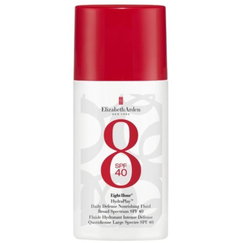 Eight Hour HydraPlay Daily Defense Nourishing Fluid SPF 40 - Pleťový fluid na opalování